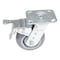 Vestil Thermoplastic Rubber Swivel With Total Brake Caster 5 In. x 2 In. 551 lb Light Gray CST-VE-5X2TPR-SWTB - alternate 2